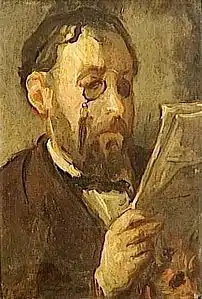 Portrait d'Edgar Degas, Versailles, musée de l'Histoire de France.