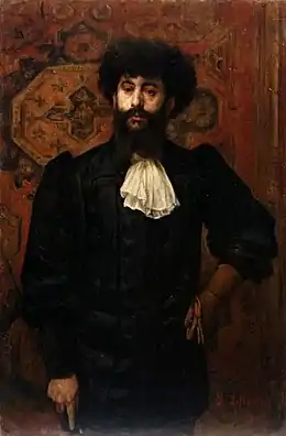 Portrait du Sâr Mérodack Joséphin Peladan (1891), musée des Beaux-Arts d'Angers.