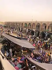 L'ancien marché capitale à Nouakchott.