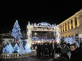 Marché de Noël de Besançon, place de la Révolution