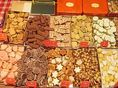 Marché de Noël de Riquewihr, maison alsacienne de biscuiterie