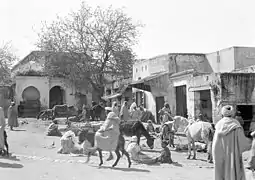 Marché aux grains à Meknès, Georges-Louis Arlaud, v. 1925.