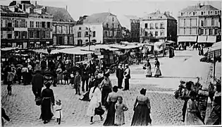 Un jour de marché.