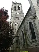 Le clocher de l'église.