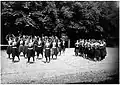 Marche en extension et chant, école normale de Pau (1903-1913).