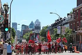 Version montréalaise de la marche en 2016