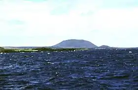 Cône de tuf sur l'île Marchena.