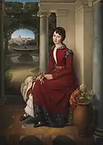 Heinrich Maria von Hess, Portrait de la marquise Marianna Florenzi, 1824