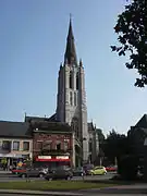 Eglise de la Sainte-Vierge, bâtie de 1901 à 1904.