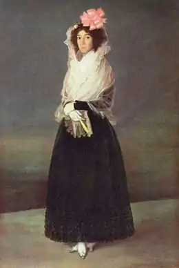 Portrait de la marquise de la Solana par Goya (1795).