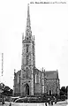 L'église paroissiale vers 1920 (carte postale).
