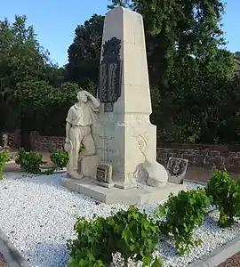 Monument aux morts de la guerre de 1914-1918 (1923), Marcillac-Vallon.