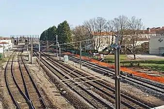 La ligne de chemin de fer Dijon-Nancy à Marcilly-sur-Tille