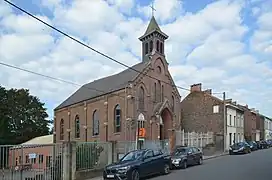 Le temple protestant construit en 1906.