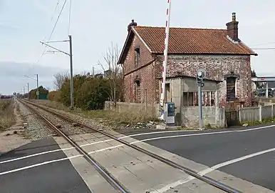 Le site de l'ancienne gare.