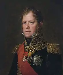 Michel Ney, duc d'Elchingen, prince de La Moskowa, maréchal d'Empire (1769-1815), Eugène Battaille, d'après Jérôme-Martin Langlois, Musée de l'Histoire de France (Versailles)