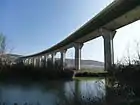 Viaduc de Meaux et canal de Chalifert.