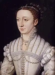 Marguerite de France, duchesse de Berrypar François Clouet.