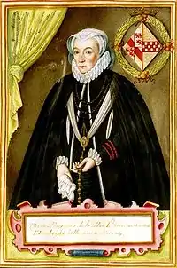 Marguerite de La Marck-Arenberg (1527 † 1598), comtesse puis princesse d'Arenberg.