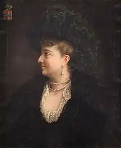 Portrait de Marguerite de Savoie, localisation inconnue.