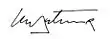 Signature de Margrethe II