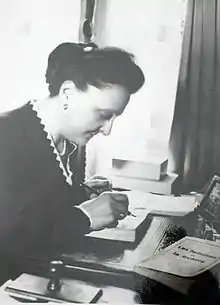 Marguerite Lebrun en février 1940.