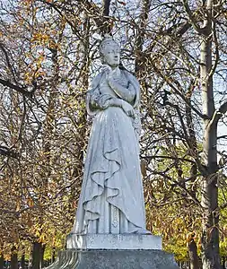 Marguerite d'Angoulême reine de Navarre (1845), Paris, jardin du Luxembourg.