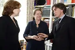 Kothbauer avec Rita Kieber-Beck et Emil Brix en 2006