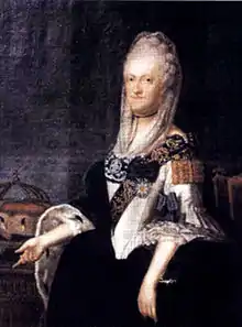 Portrait de la dernière princesse-abbesse Marie-Cunégonde