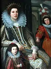 Marie-Madeleine d'Autriche et ses enfants', Oxburgh Hall.