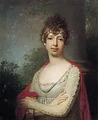 Portrait de Maria Pavlovna de Russie, c. 1800