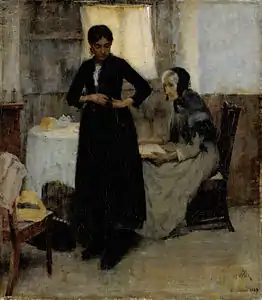 Maria Wiik, 1889.