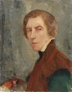 Autoportrait (1917), Helsinki, musée Ateneum.
