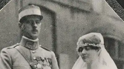 Mariage de Charles de Gaulle et Yvonne Vendroux (avril 1921).