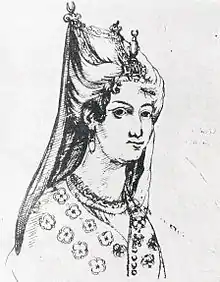 Portrait de la reine Mariam par Jean Chardin