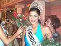 Photographie montrant Miss Nicaragua 2002, Marianela Lacayo