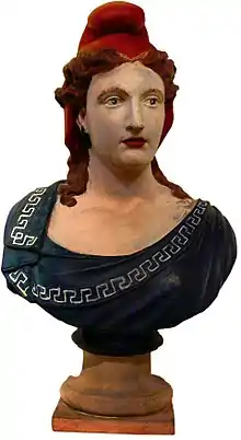 Buste anonyme de la Marianne, avec un bonnet phrygien (Palais du Luxembourg, Paris).
