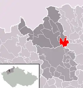 Localisation de Mariánské Radčice