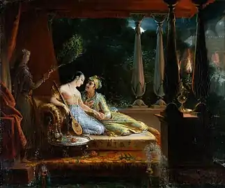 Shéhérazade et Chahriar ou Sujet tiré des Mille et une Nuits, Salon de 1842