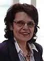 Marie-Christine Vergiat, tête de liste dans la circonscription Sud-Est.