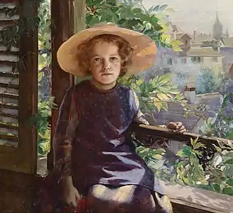 Jeune fille au balcon (1891)