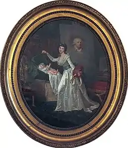 L'Auteur à ses occupations (1793), Vizille, musée de la Révolution française.