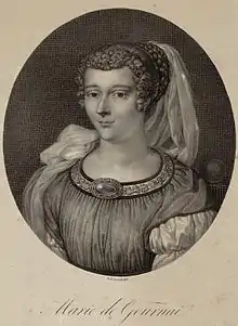  Marie de Gournay, lithographie du XIXe siècle