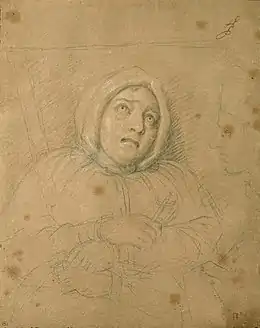 Portrait de la marquise de Brinvilliers,Charles Le Brun
