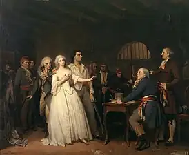 La Condamnation de la princesse de Lamballe (1846) musée d'Art moderne et contemporain de Saint-Étienne Métropole