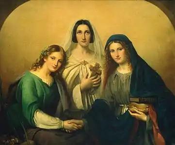 Foi, espérance et charité (1840), Musée des Beaux-Arts de Boston.