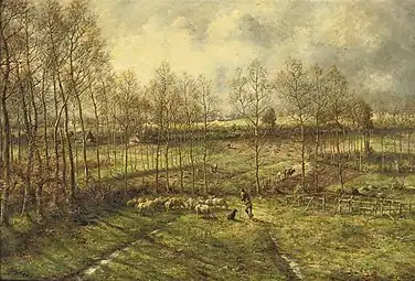 La campagne en mars, Marie Collart-Henrotin