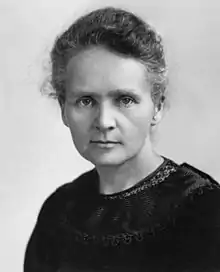 photographie-portrait de Marie Curie