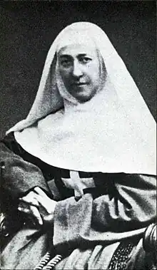 Marie-Eugénie de Jésus (1817-1898), religieuse catholique, fondatrice des Religieuses de l'Assomption, canonisée en 2007