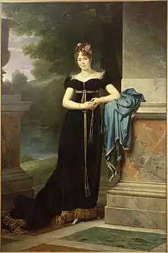 Portrait de Marie Laczinska (1810). musée de l'Armée.